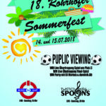 Plakat Sommerfest Rohrhof 2018